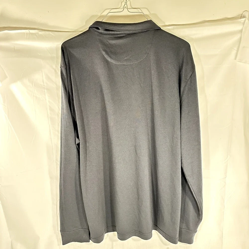 Greg Norman Mens‎ Active Quarter Zip Top Classic Fit Fabric Golf Large